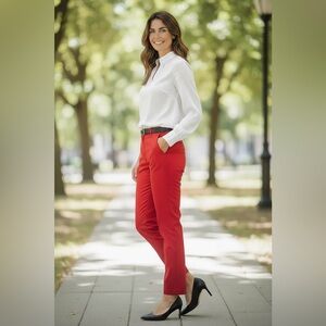 Ann Taylor Dress ankle/crop pants women’s size 12 in red